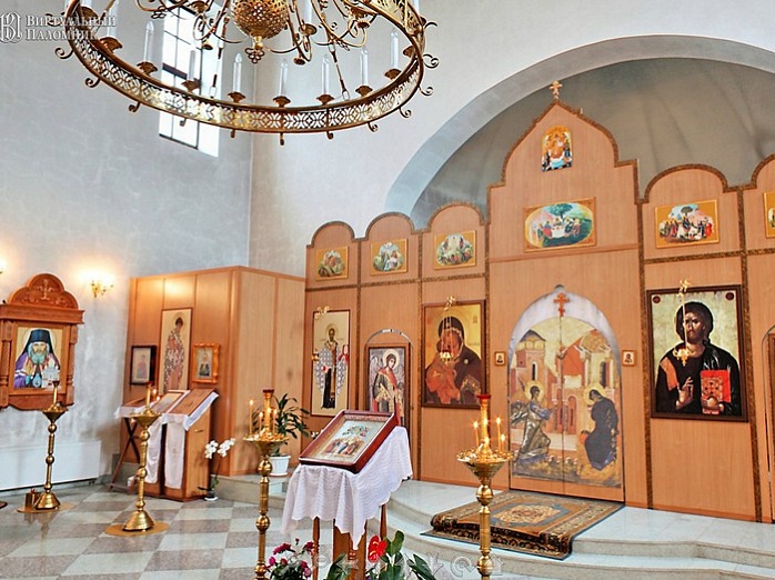 Внутренний вид православного храма в честь Собора Самарских святых г. Самары